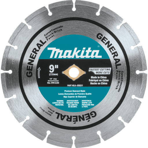 [301-98] DISCO DIAMANTE 9 DENTADO A95831 MAKITA