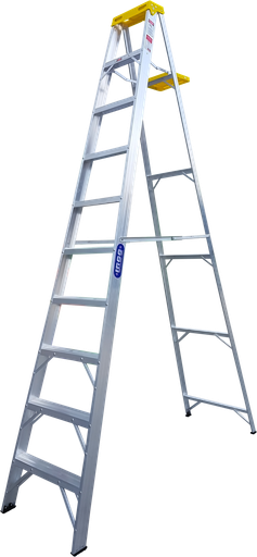 [303-6] ESCALERA 10' 2B COMERCIAL ALUMINIO 200 LBS INCO 10537807 (175 KG)