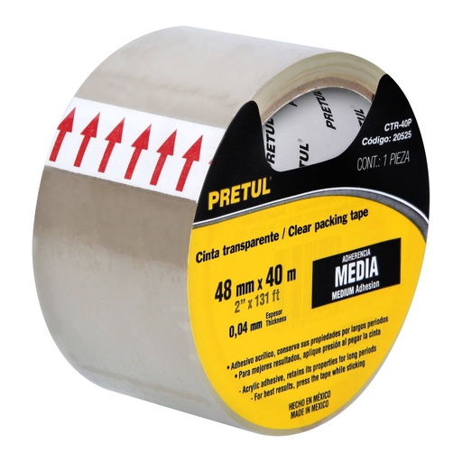 [37-18] CINTA TRANSPARENTE 2X150MTS  20527 TRUPER