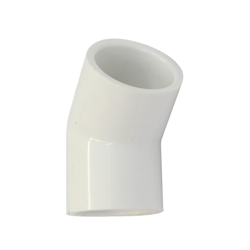 [50-224] CODO 1  45 LISO PVC 01017 NAC