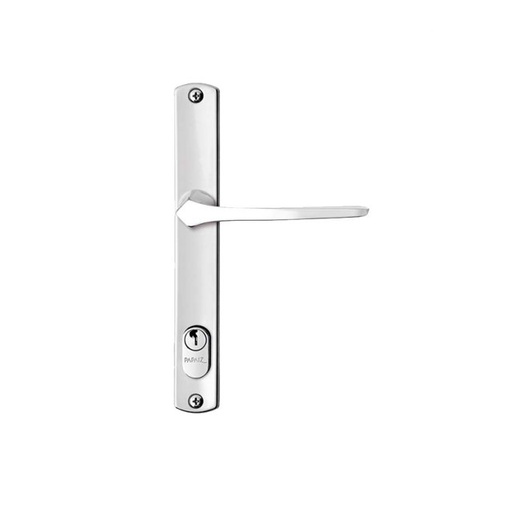 [56-205] CHAPA MANECILLA ALUMINIO SATIN/CROMO 323-E22 PAPAIZ BR