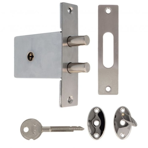 [56-268] CHAPA SEGURIDAD 2 PINES 421-45 AMIG