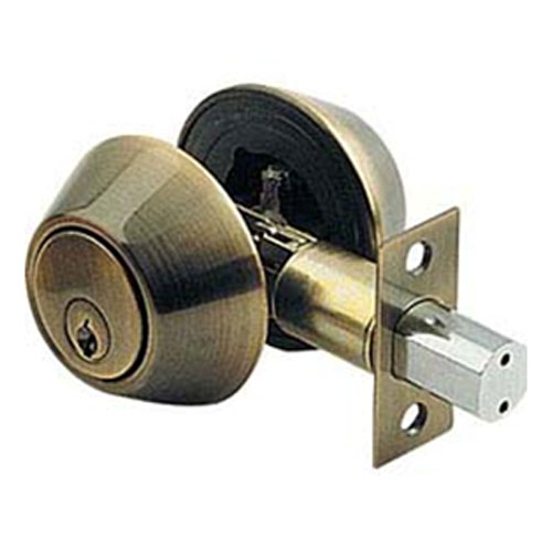 [56-314] CHAPA SEGURIDAD LLAVE MARIPOSA BRONCE LP-C1609 AB LOCK PLUS