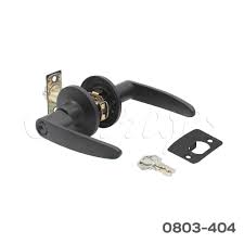 [56-400] CHAPA MANECILLA DORMITORIO DORIAN NEGRA 0803-404 CERRAJES