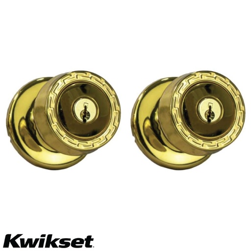[56-773] CHAPA BOLA DOBLE LLAVE GRECIAN 440 US3 KWIKSET
