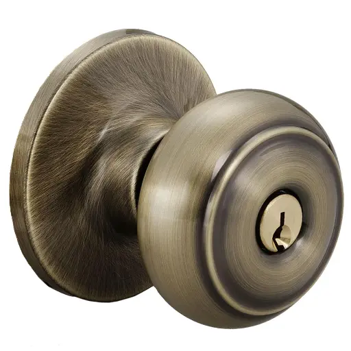 [56-776] CHAPA BOLA DORMITORIO DORADO ANTIGUO OLYMPUS 400 US5 KWIKSET