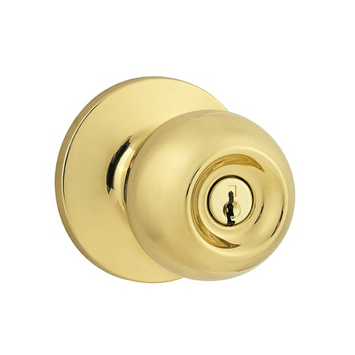 [56-932] CHAPA BOLA DORMITORIO DORADA GEO/LANE 400 US3 KWIKSET