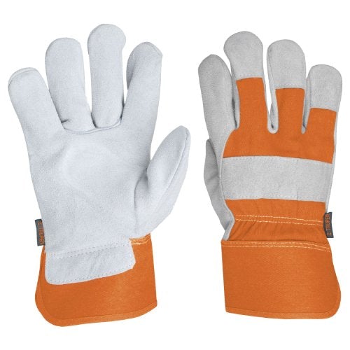 [82-25] GUANTES TELA CARNAZA USO RUDO 14245 TRUPER