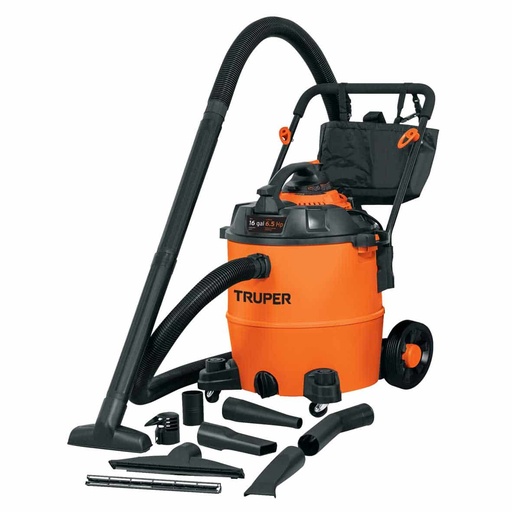 [265-171] ASPIRADORA SECO MOJADO SOPLADORA 16GL 5HP 101522 TRUPER
