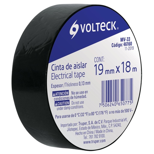 [37-16] CINTA AISLAR GRANDE COLORES 46160 12506 TRUPER/VOLTECH