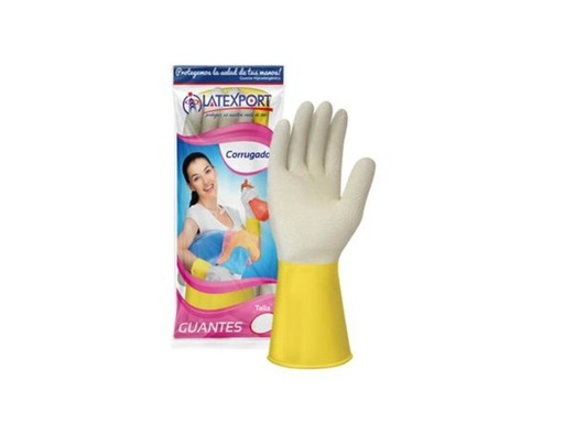 [82-12] GUANTE HULE AMARILLO TALLA 10 LATEXPORT