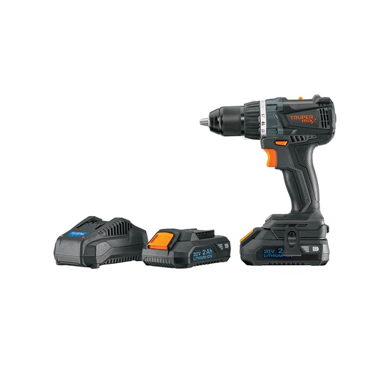 [265-179] BARRENO 1/2 20V 2 BAT 2.0 AH CON MALETIN 101452 TRUPER