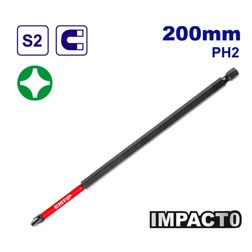 [145-65] PUNTA PHILLIPS PH2 X 8 PULG ESBTM5PH2200 EMTOP