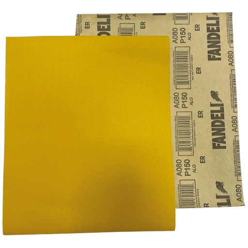 [97-94] LIJA AGUA 220 AMARILLA FANDELI