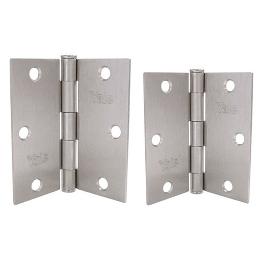 [21-330] BISAGRA 3X3 SATIN GRUESA 10598 YALE (PAR)