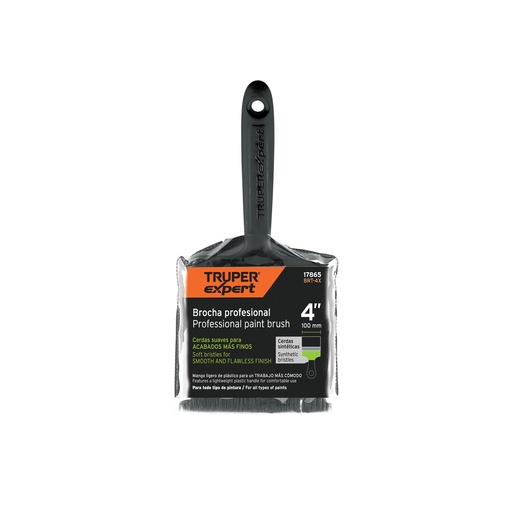 [24-80] BROCHA 4 MANGO PLASTICO 17865 TRUPER