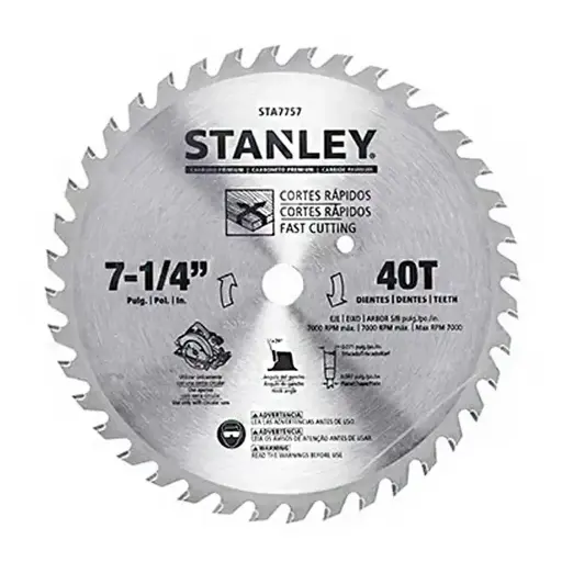 [258-136] SIERRA 7 1/4X40 MADERA STA7757-FOC STANLEY